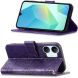Чехол-книжка с рисунком UniCase Butterfly Pattern для Xiaomi Poco X8 Pro Max - Dark Purple (408933DV). Фото 2 из 10
