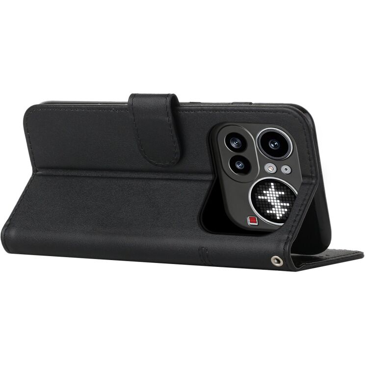 Чехол-книжка с застежкой UniCase Jet Cover для Nothing Phone (4a) Pro - Black: фото 2 из 11
