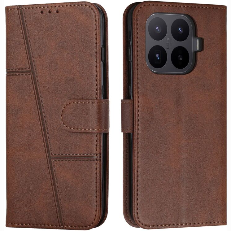 Чехол-книжка с застежкой UniCase Jet Cover для Xiaomi 17T - Brown: фото 1 из 10