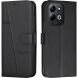 Чехол-книжка с застежкой UniCase Jet Cover для Xiaomi Poco C95 Pro - Black (429202B). Фото 1 из 10