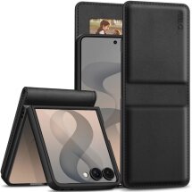 Чехол-книжка Tech-Protect Wallet для Samsung Galaxy Flip 8 - Black: фото 1 из 7