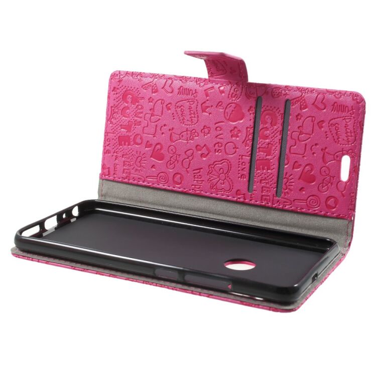 Чехол-книжка UniCase Graffiti Pattern для Xiaomi Redmi Note 5 / Note 5 Pro - Rose: фото 5 из 5