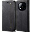 Чехол-книжка UniCase Jeans Wallet для Xiaomi Redmi Note 14 Pro 5G / Poco X7 - Black (373163B)