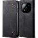 Чехол-книжка UniCase Jeans Wallet для Xiaomi Redmi Note 14 Pro 5G / Poco X7 - Black (373163B). Фото 1 из 6