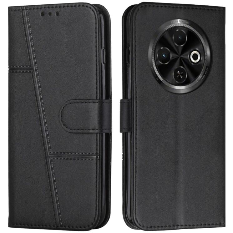 Чехол-книжка UniCase Jet Cover для TECNO Spark 30C - Black: фото 1 из 10