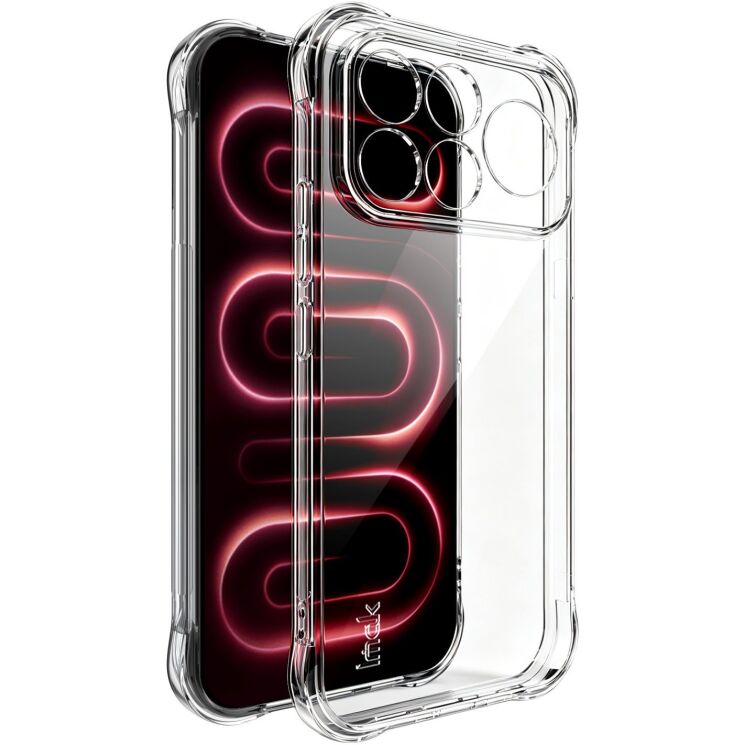 Чехол с усиленными углами IMAK Airbag MAX Case для Xiaomi Poco F9 Pro - Transparent: фото 1 из 9