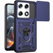 Чехол с защитой камеры Deexe Armor Shield для Motorola Signature - Blue (407617L)
