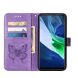 Чехол-книжка с рисунком UniCase Butterfly Pattern для Infinix Note 10 Pro (X695C) - Light Purple (299410LV). Фото 6 из 10