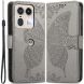 Чехол UniCase Butterfly Pattern для Motorola Edge 50 Ultra - Grey (354024H). Фото 1 из 8