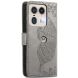 Чехол UniCase Butterfly Pattern для Motorola Edge 50 Ultra - Grey (354024H). Фото 5 из 8