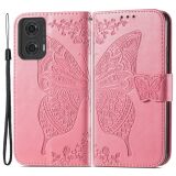 Чохол UniCase Butterfly Pattern для Motorola Moto G24 / G04 / G04s / E14 - Pink (347827P)