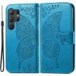 Чехол UniCase Butterfly Pattern для Samsung Galaxy S24 Ultra - Blue (343358L)