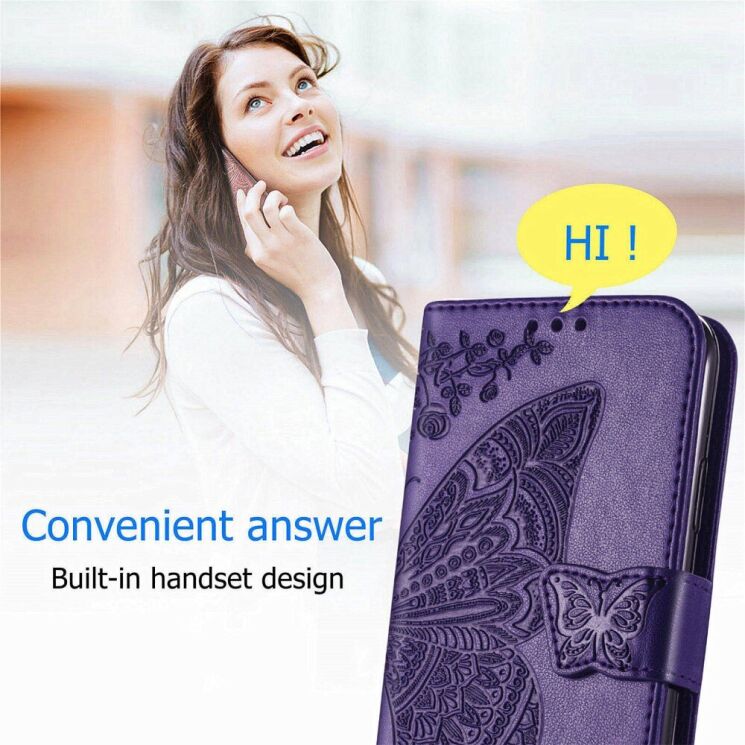 Чехол UniCase Butterfly Pattern для TECNO Spark 20C - Blue: фото 8 из 8