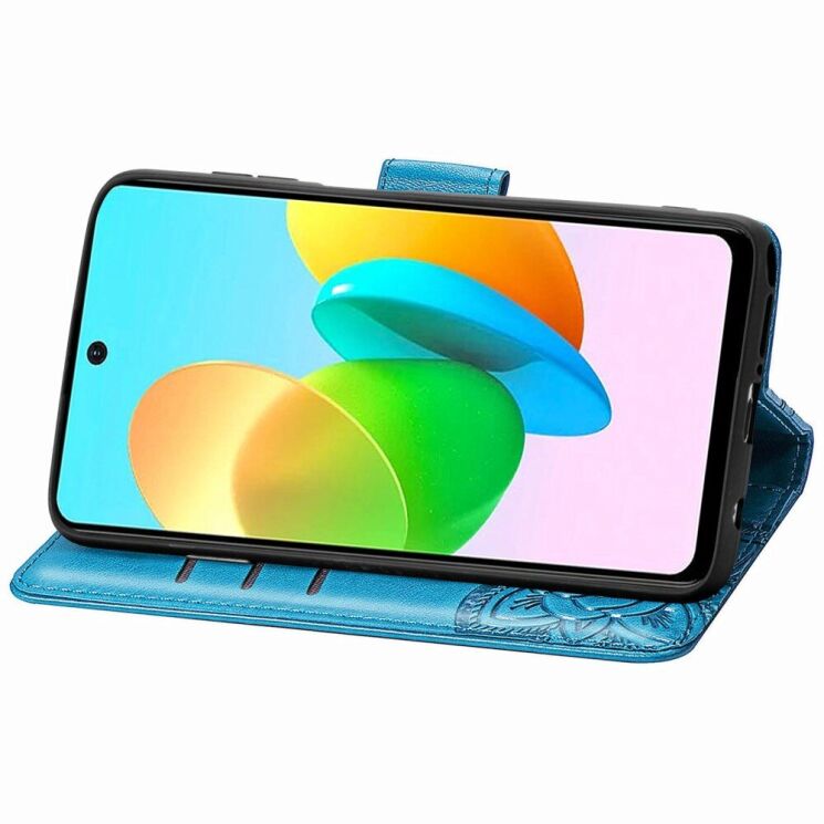 Чехол UniCase Butterfly Pattern для TECNO Spark 20C - Blue: фото 3 из 8