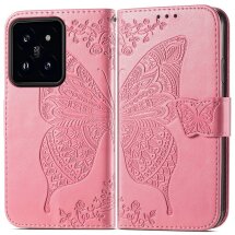 Чехол UniCase Butterfly Pattern для Xiaomi 14T - Pink: фото 1 из 5