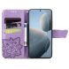 Чехол UniCase Butterfly Pattern для Xiaomi Poco X6 Pro - Light Purple (345838LV). Фото 2 из 5