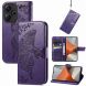 Чехол UniCase Butterfly Pattern для Xiaomi Redmi Note 13 Pro+ - Dark Purple (340546DV). Фото 4 из 6