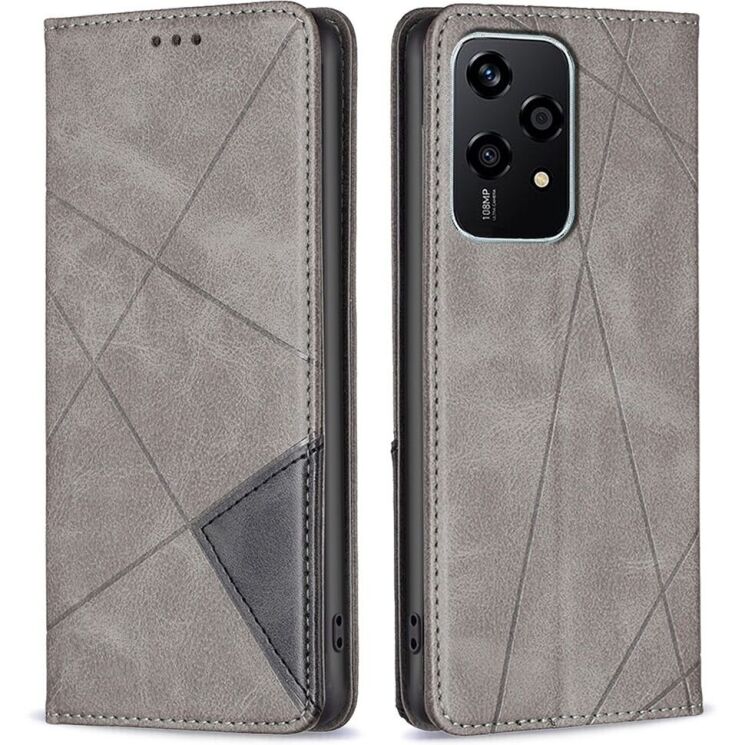 Чехол UniCase Geometric Pattern для Honor 200 Lite - Grey: фото 1 из 6