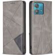 Чехол UniCase Geometric Pattern для Motorola Edge 40 Neo - Grey (340008H)