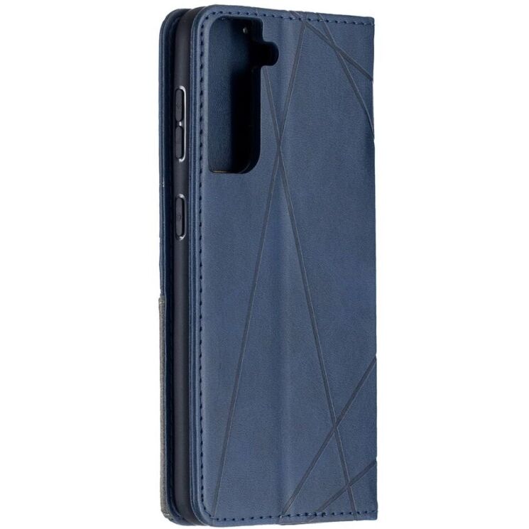 Чехол UniCase Geometric Pattern для Samsung Galaxy S21 (G991) - Blue: фото 3 из 9