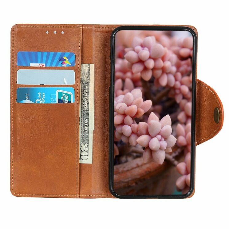 Чехол UniCase Vintage Wallet для Huawei Honor 9X Lite - Brown: фото 6 из 13