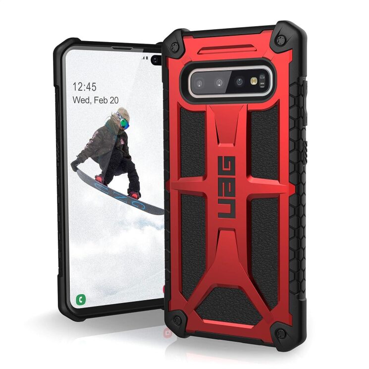 Чехол URBAN ARMOR GEAR Monarch для Samsung Galaxy S10 Plus (G975) 211351119494 - Crimson: фото 2 из 8