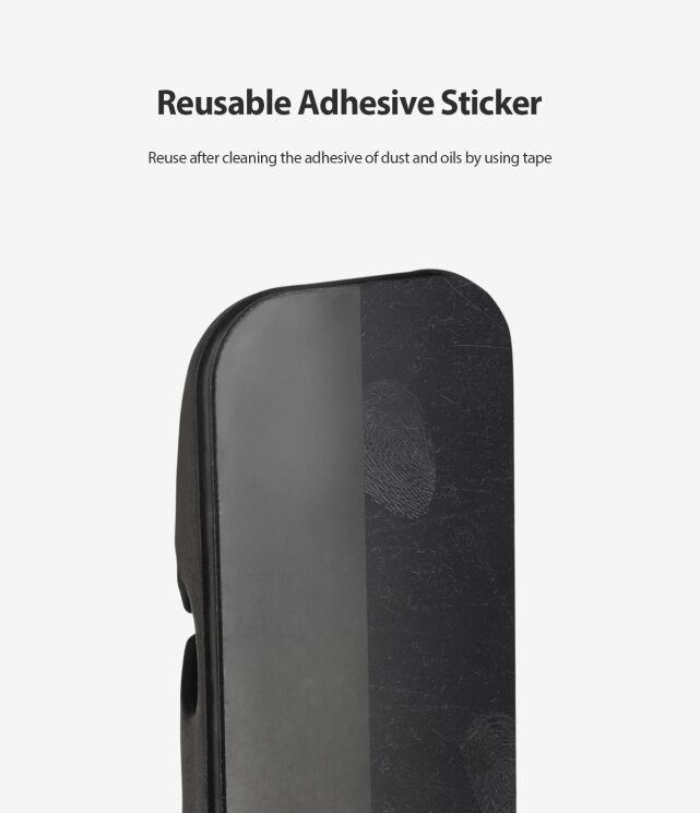 Держатель для кабелей Ringke Silicone Cable Organizer (8809688890727) - Black: фото 8 из 10