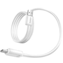 Кабель Baseus Crystal USB to Type-C 100W (1m) E04279 - Moon White: фото 1 из 17