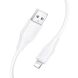 Кабель Hoco X124 USB to Lightning (2.4A, 1m) - White (896469W). Фото 2 з 5