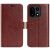 Классический чехол-книжка Deexe Wallet Style для OnePlus 15 - Brown: фото 1 из 7