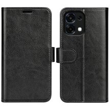 Класичний чохол-книжка Deexe Wallet Style для OPPO A6 Pro - Black: фото 1 з 6