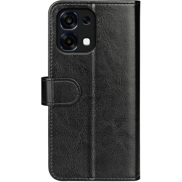 Класичний чохол-книжка Deexe Wallet Style для OPPO A6 Pro - Black: фото 5 з 6