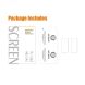 Комплект защитных стекол (2шт) на камеру ENKAY 9H Lens Glass Set для Samsung Galaxy S22 / S22 Plus (290041). Фото 7 из 8