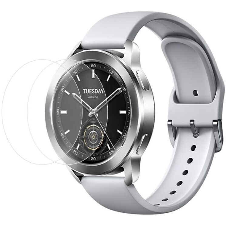 Комплект защитных стекол Deexe Screen Protector для Xiaomi Watch S3: фото 1 из 6