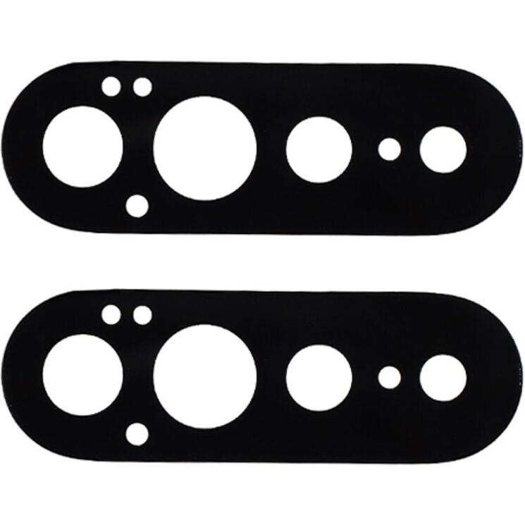 Комплект защитных стекол на заднюю камеру Deexe Black Lens Protector для Google Pixel 11 Pro XL - Black: фото 2 из 6