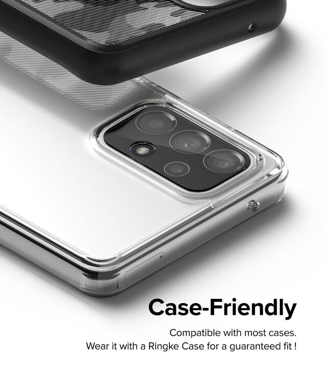 Комплект защитных стекол RINGKE Camera Protector Glass для Samsung Galaxy A33 (A336) / A53 (A536) / A73 (A736) - Black: фото 7 из 12