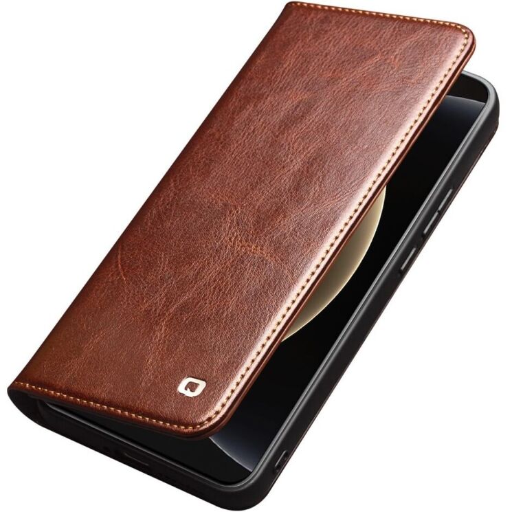 Шкіряний чохол QIALINO Classic Case для Xiaomi 15 Ultra - Brown: фото 3 з 6