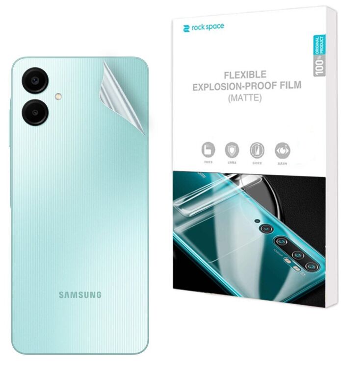 Антиблікова плівка на задню панель RockSpace Matte для Samsung Galaxy A06 (A065): фото 1 з 9