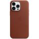 Оригинальный чохол Leather Case with MagSafe для Apple iPhone 14 Pro Max (MPPQ3) - Umber (306814L). Фото 2 из 4