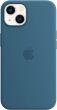 Оригинальный чехол Silicone Case with MagSafe для Apple iPhone 13 (MM273ZE/A) - Blue Jay (279896L)