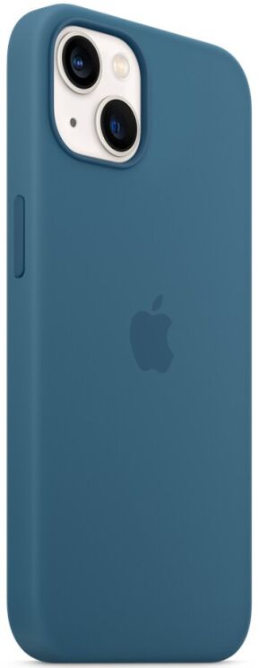 Оригинальный чехол Silicone Case with MagSafe для Apple iPhone 13 (MM273ZE/A) - Blue Jay: фото 2 из 5