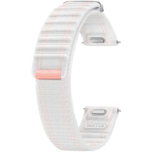 Оригинальный ремешок Fabric Band (S/M) для Samsung Galaxy Watch 4 / 4 Classic / 5 / 5 Pro / 6 / 6 Classic / 7 / FE (ET-SVL30SWEGEU) - Pink White: фото 1 из 3