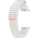 Оригинальный ремешок Fabric Band (S/M) для Samsung Galaxy Watch 4 / 4 Classic / 5 / 5 Pro / 6 / 6 Classic / 7 / FE (ET-SVL30SWEGEU) - Pink White (358110W). Фото 1 из 3
