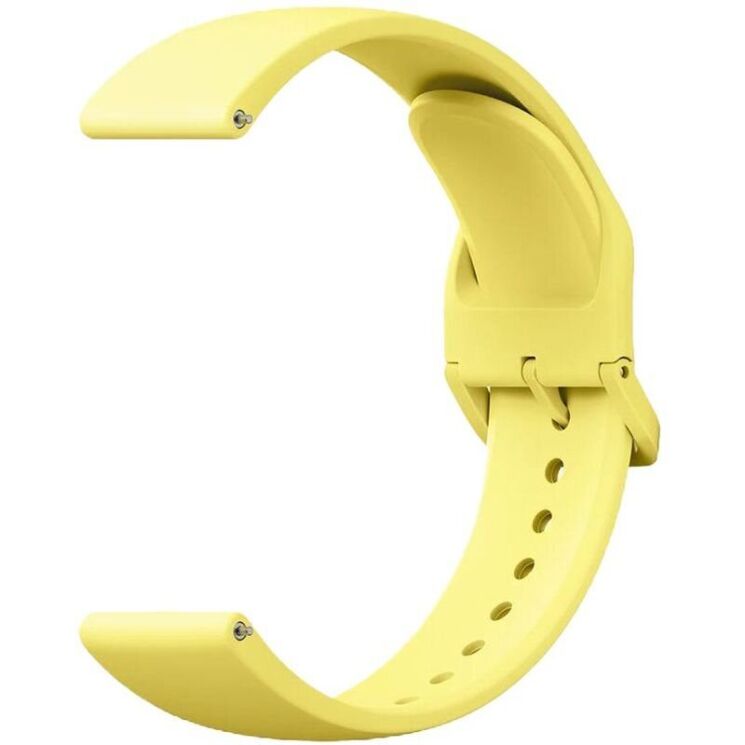 Оригинальный ремешок Silicone Strap для Xiaomi Redmi Watch 3 / 5 Active / 5 Lite (BHR9470GL) - Yellow: фото 1 из 6