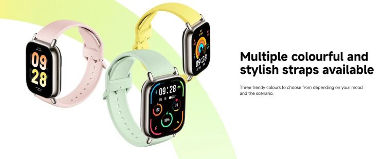 Оригінальний ремінець Silicone Strap для Xiaomi Redmi Watch 3 / 5 Active / 5 Lite (BHR9468GL) - Green: фото 4 з 6