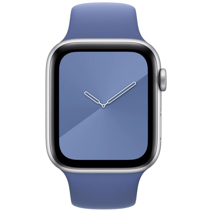 Оригинальный ремешок Sport Band для Apple Watch 42 (Series 10) / 41 / 40 / SE 40 / 38 (MXWQ2) - Blue: фото 2 из 3