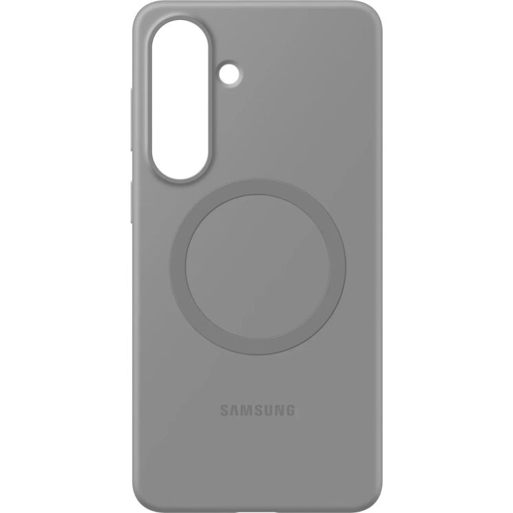 Оригинальный силиконовый чехол Silicone Magnet для Samsung Galaxy S26 Plus (S947) EF-ES947CJEGWW - Gray: фото 4 из 5