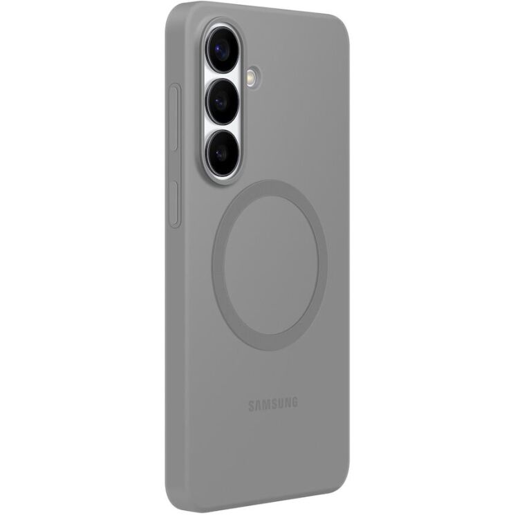 Оригинальный силиконовый чехол Silicone Magnet для Samsung Galaxy S26 Plus (S947) EF-ES947CJEGWW - Gray: фото 3 из 5