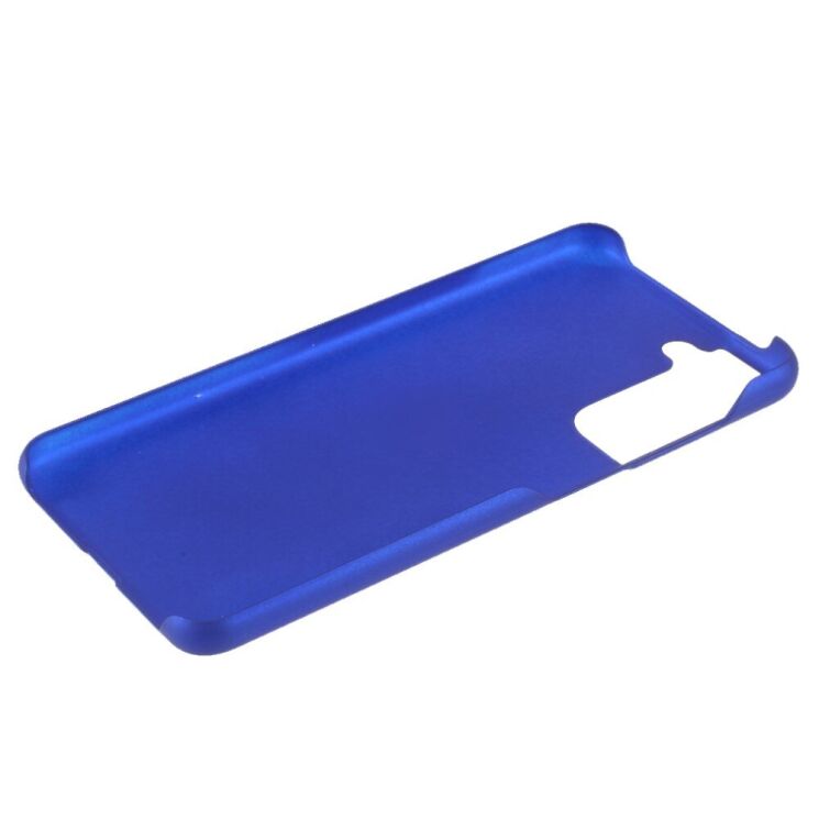 Пластиковый чехол Deexe Hard Shell для Samsung Galaxy S21 FE (G990) - Blue: фото 6 из 7