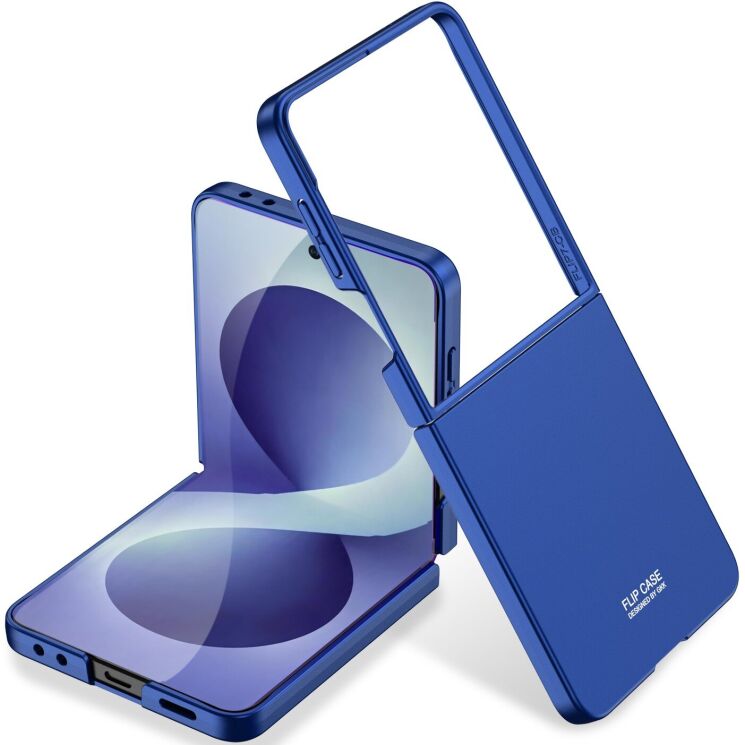 Пластиковый чехол GKK Hard Shell (FF) для Samsung Galaxy Flip 8 - Blue: фото 1 из 9
